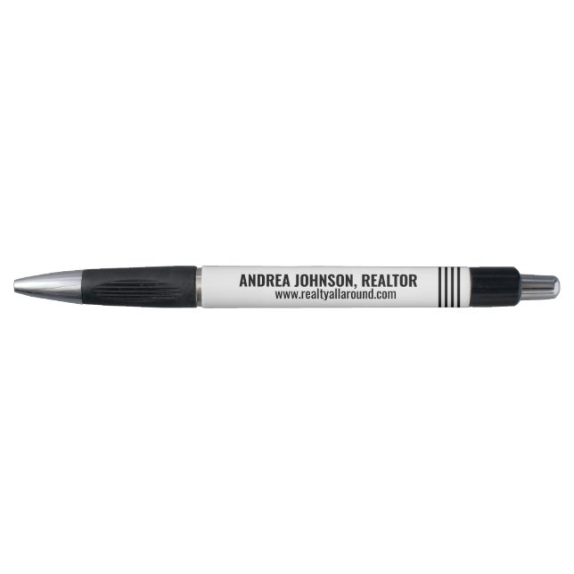 Caneta para Escritório com Texto Personalizado (Frente)