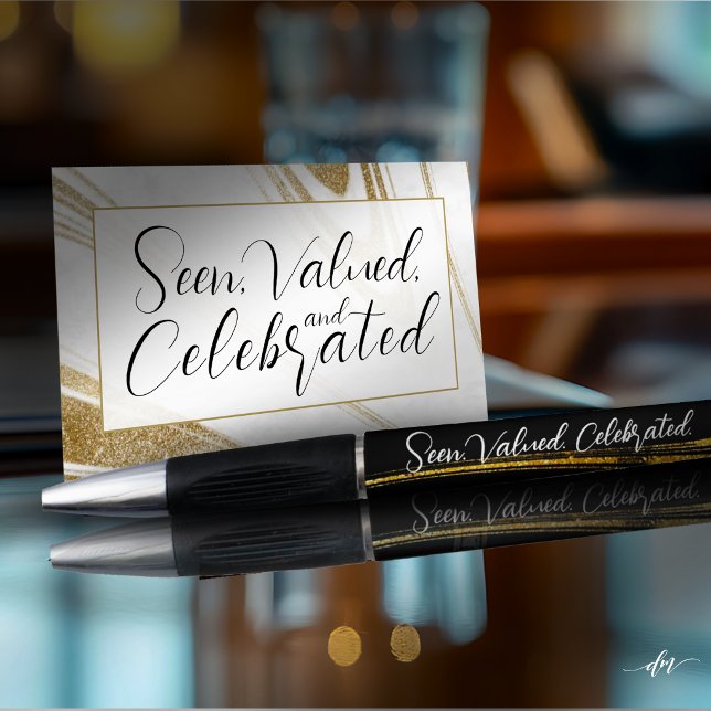 Caneta para Evento de Reconhecimento | Acento Dour (Premium pen for signing achievements, milestones, and important documents.)