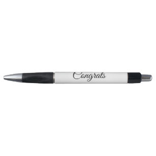 Caneta Parabéns minimalistas simples adicione seu texto n