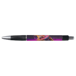 Caneta Pardal Neon com Acentos Brilhantes