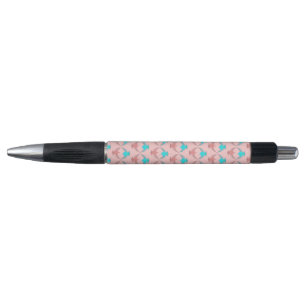 Caneta Pássaros de Amor, Rosa e Azul