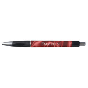 Caneta Passion Red Romantic Faux Satin