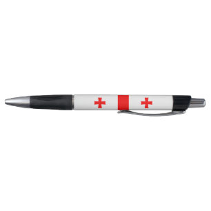Caneta Patriótica com a bandeira da Geórgia