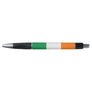 Caneta patriótica com a bandeira de Ireland