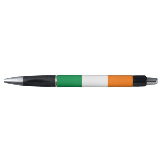 Caneta Patriótica com bandeira da Irlanda (Frente)