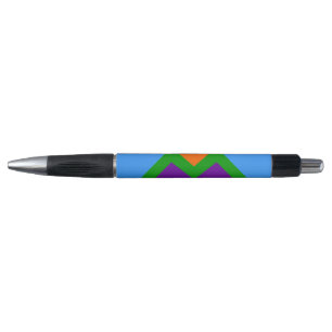Caneta Patriótica com bandeira de Manitou Primaver