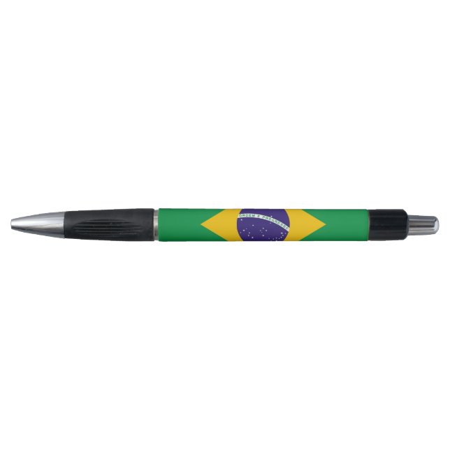 Caneta Patriótica com bandeira do Brasil (Frente)
