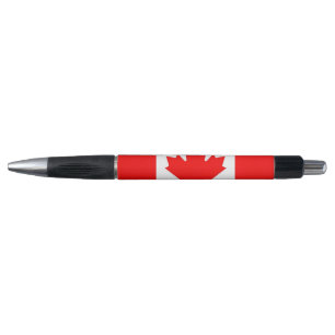 Caneta Patriótica com bandeira do Canadá