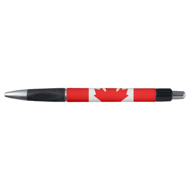 Caneta Patriótica com bandeira do Canadá (Frente)