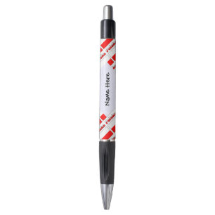 Caneta Personalização Preta da Bandeira Polonesa Polska E