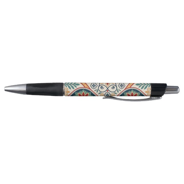 Caneta Personalizada com Padrão Ornamentado – Perf (Parte Inferior)