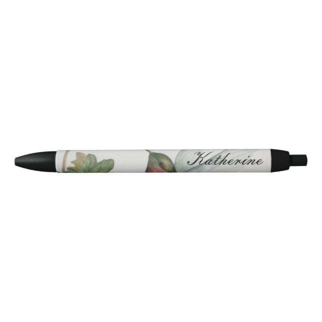 Caneta Personalizada de Aquarela Elegante (Frente)