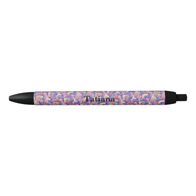 Caneta Personalizada de Padrão de Aquarela (Frente)