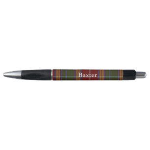 Caneta Personalizada de Xadrez de Tartan Clã Clá