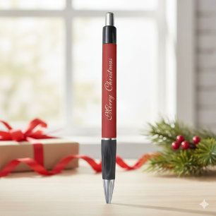 Caneta Personalizada Feliz Natal Texto Marcar Emmy