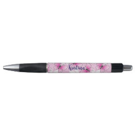 Caneta Personalized Pink Butterfly Cute Kawaii Pen