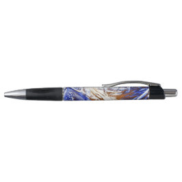 Caneta Pinceladas de Ouro Roxo e Branco