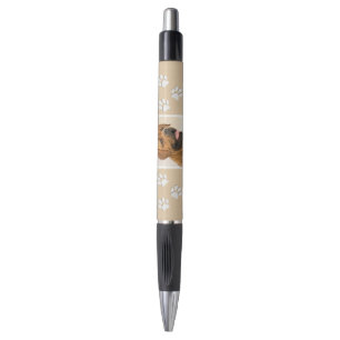Caneta Pintura de Cão de Bordéus - Arte de Cão Origina