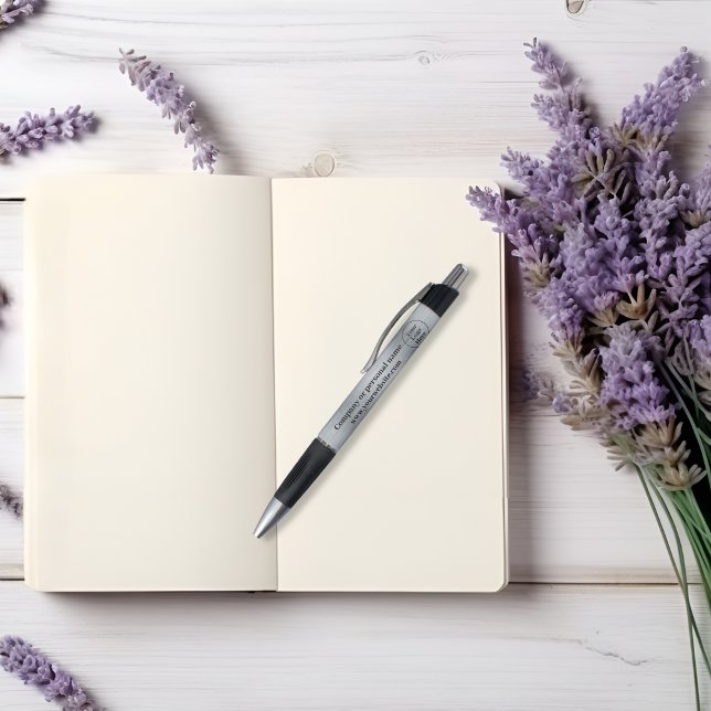 Caneta Prata metálica elegante (Criador carregado)