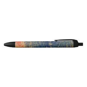 Caneta Preta 3 cores tinta