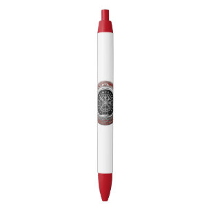 Caneta Preta [610] Vegvisir - Bússola mágica de virar prata
