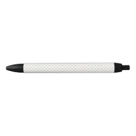 Caneta Preta A ballpoint pen with a white, textured barrel 