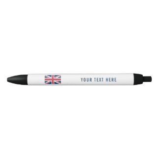 Caneta Preta A bandeira britânica Union Jack
