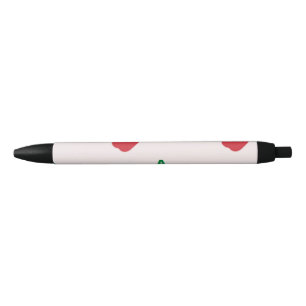 Caneta Preta A é para o rosa de maçã