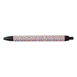 Caneta Preta A pen with a colorful geometric pattern 