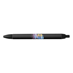 Caneta Preta abacaxi engraçado