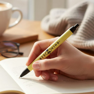 Caneta Preta Abelha Amarela e Preta Gentil Bombom