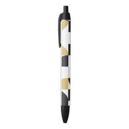 Caneta Preta Abstrato colorido