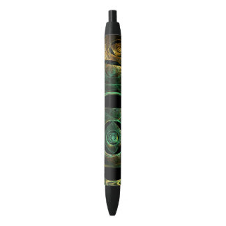 Caneta Preta Abstrato de arte de vibrações mágicas
