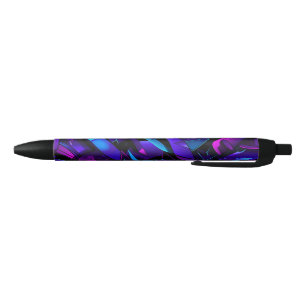 Caneta Preta Abstrato Grafite Street Swirl