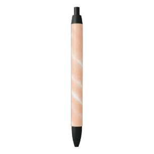 Caneta Preta Abstrato Peach Fuzz Watercolor Padrão Negrito Mode