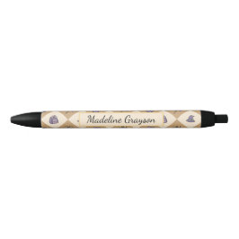 Caneta Preta Academia de Magia Personalizada Escola de Feiticei