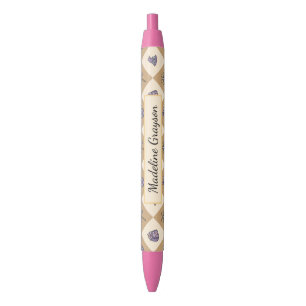 Caneta Preta Academia de Magia Personalizada Escola de Feiticei
