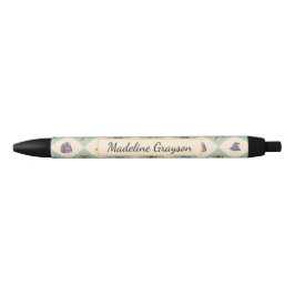 Caneta Preta Academia de Magia Personalizada Escola de Feiticei