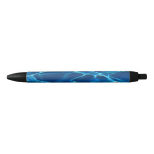 Caneta Preta Água Piscina Azul Escura