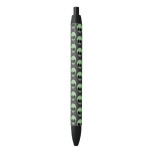 Caneta Preta Alienígena Verde