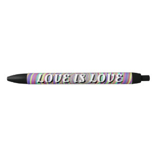 Caneta Preta Amor é Orgulho de Amor