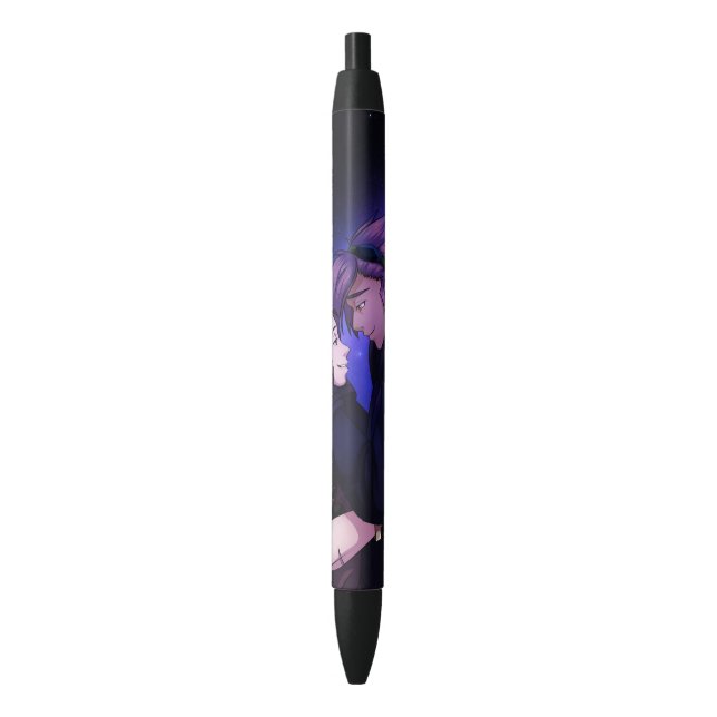 Caneta Preta Amor no Espaço (Frente Vertical)
