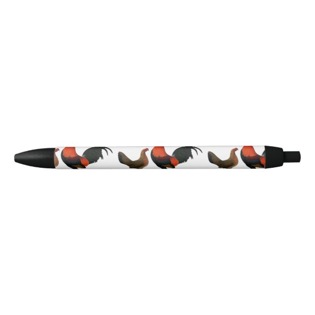 Caneta Preta Antigos Bantams de Jogo Inglês: BB Red Pair (Frente)