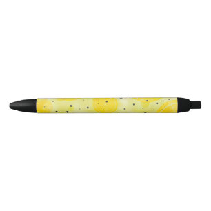 Caneta Preta Aquarela de Limão e Pimenta