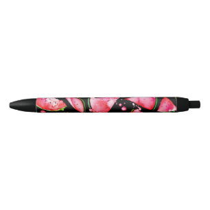 Caneta Preta Aquarela Melancia 2