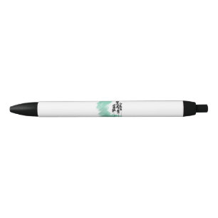 Caneta Preta arte de árvore verde escandinava simples moderno m