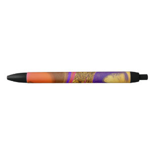 Caneta Preta arte de cor vibratória