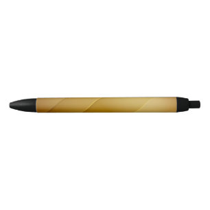Caneta Preta Arte de Luxo em Camadas Diagonais de Ouro Abstrato