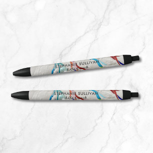 Caneta Preta Árvore da Vida do Coach de Vida