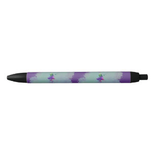 Caneta Preta Árvore de Natal de Pinheiro Colorida em Aquarela M